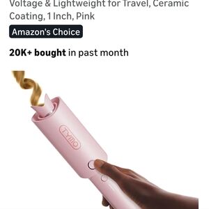 Tymo Pink 1-Inch Automatic Curling Wand
